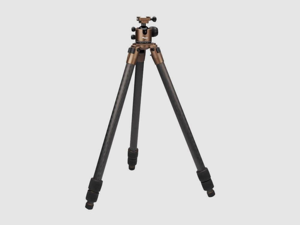 Trépied en carbone Sig Sauer Zulu DMR – BLK / FDE avec tête sphérique / Arca-Rail, image 1 sur 5