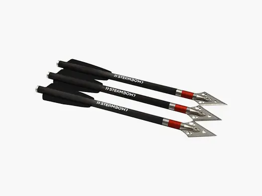 Schwere Jagdpfeile Serie AR aus Carbon – Set mit 3 Stück