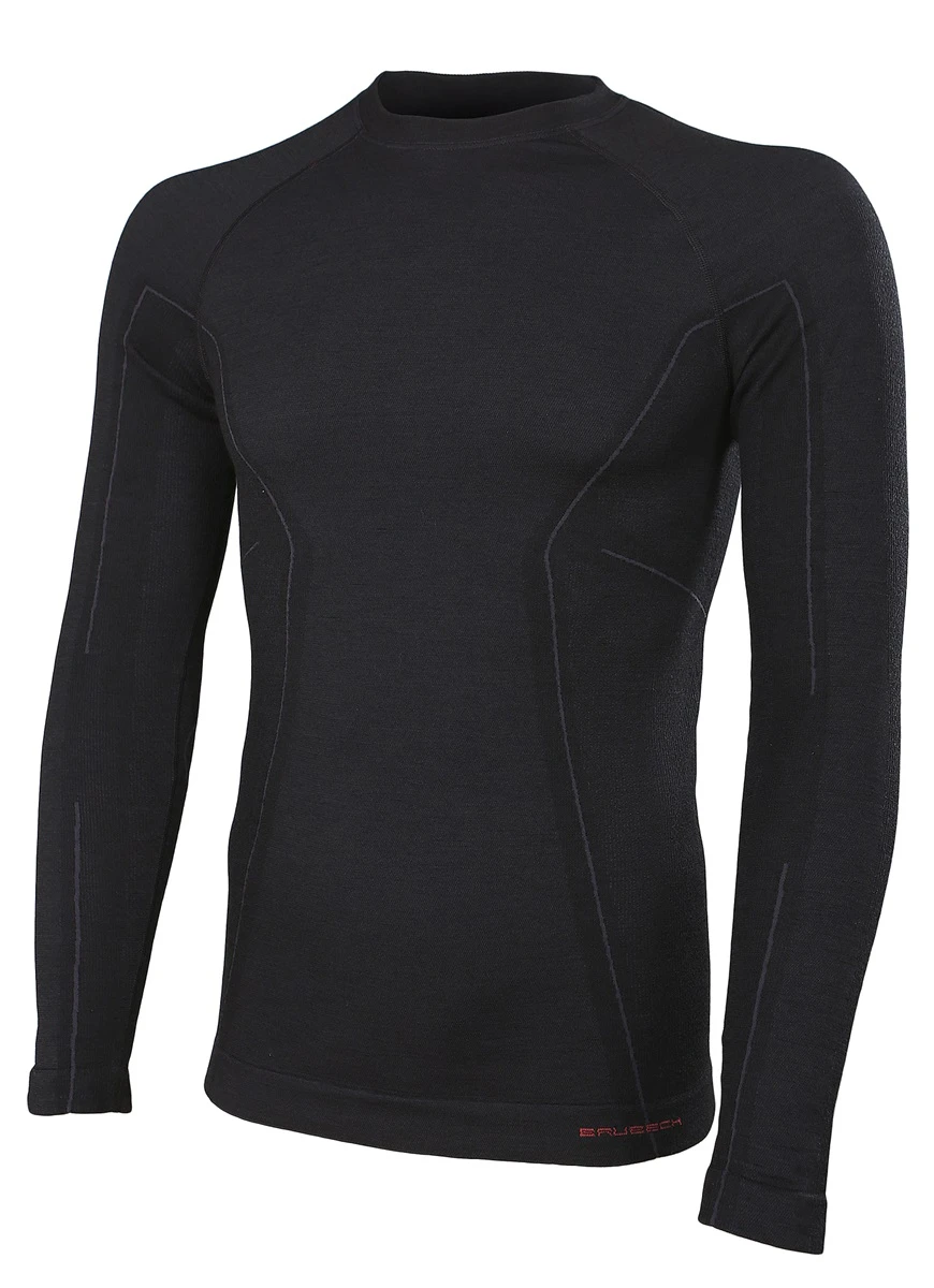 Bluza termiczna Brubeck Active Wool LS1282M wełna Merino 41%