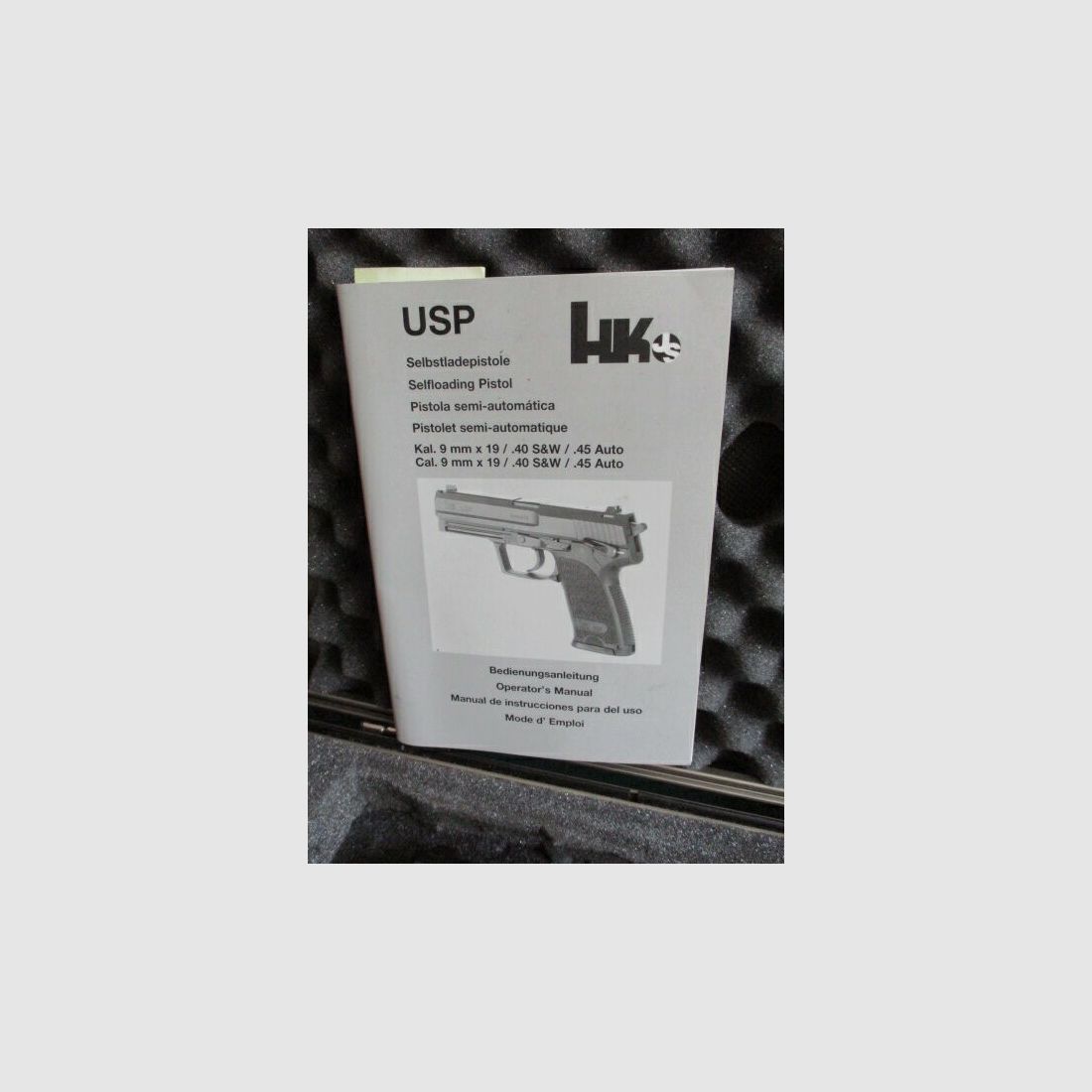 Pistole Heckler & Koch USP Expert 9mm Luger mit Koffer und Magazin	 USP Expert