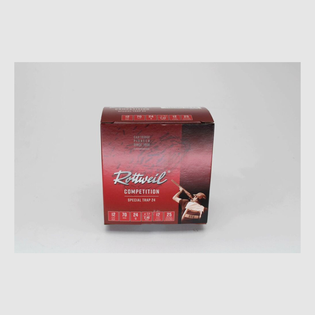 Rottweil Special Trap 24gramm No 7,5 BLEI 2,4mm SOFORT VERFÜGBAR - 12/70