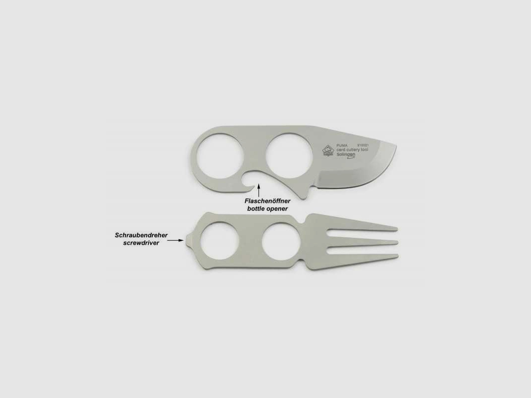 PUMA Card Cutlery Tool Besteck Reisebesteck 910021