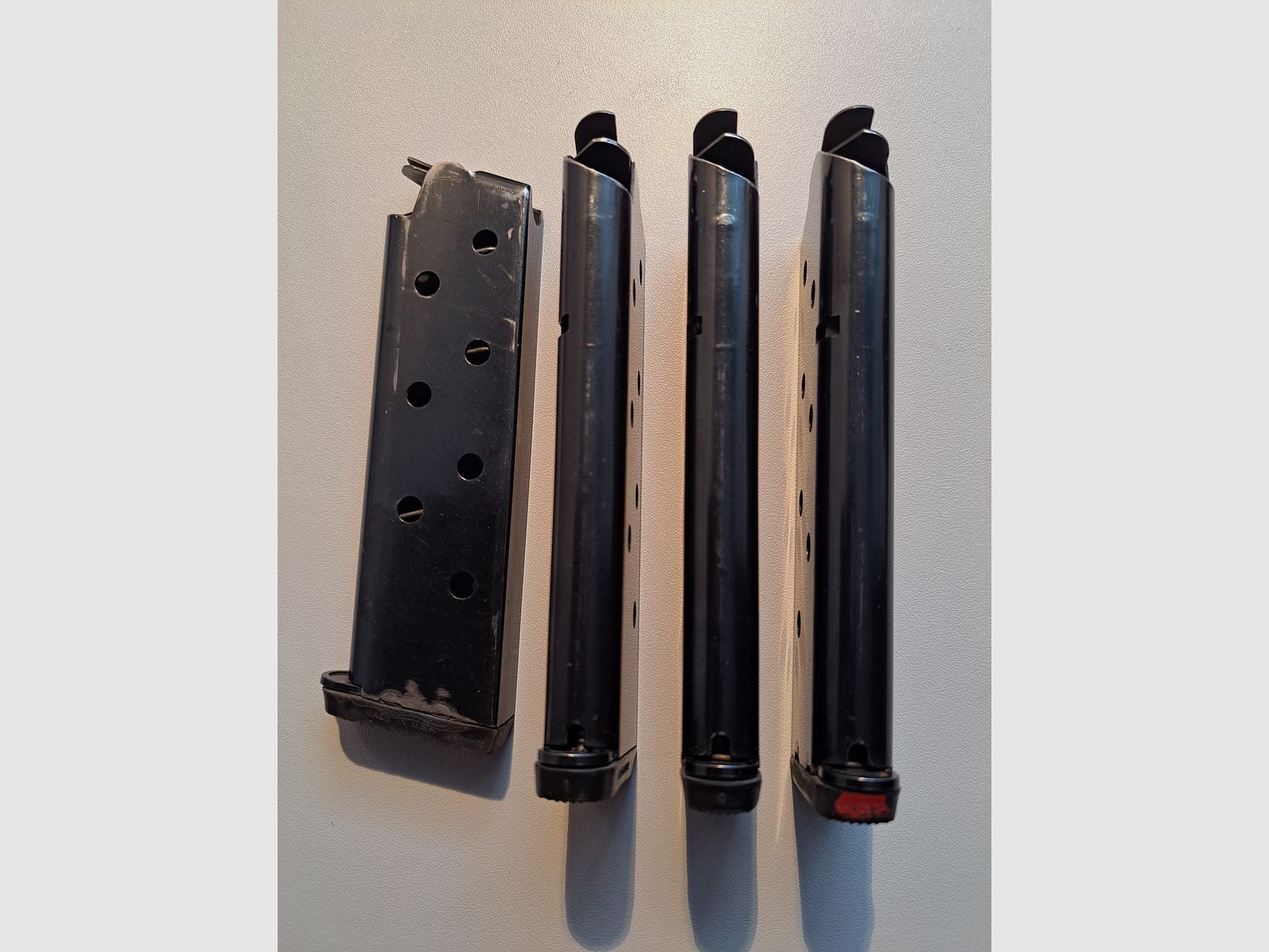 4 Devel-Magazine für Colt Pistole Kal. .45 ACP
