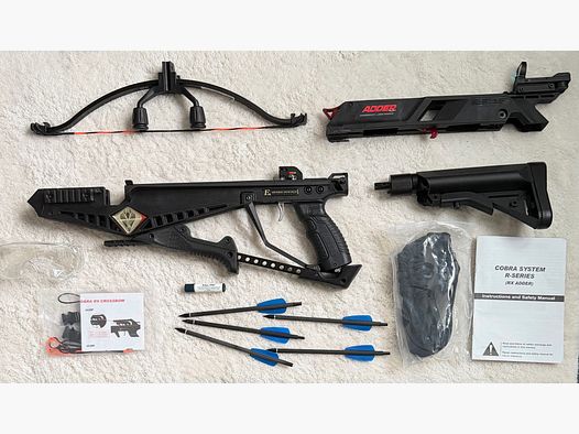 Repetier-Armbrust Cobra System RX Adder, 270 FPS, 130 LBS