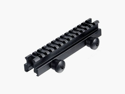 UTG HI-PROFILE FULL SIZE RISER MOUNT, 1" HOCH, 13 SCHLITZE