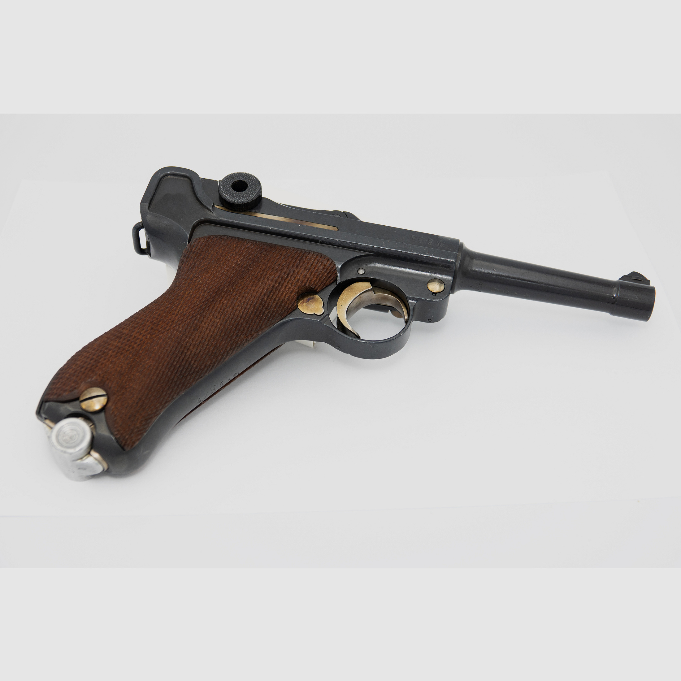 Pistole P 08 9mm Luger ERFURT 1916 1920 Reichswehr Truppenstempel + Tasche