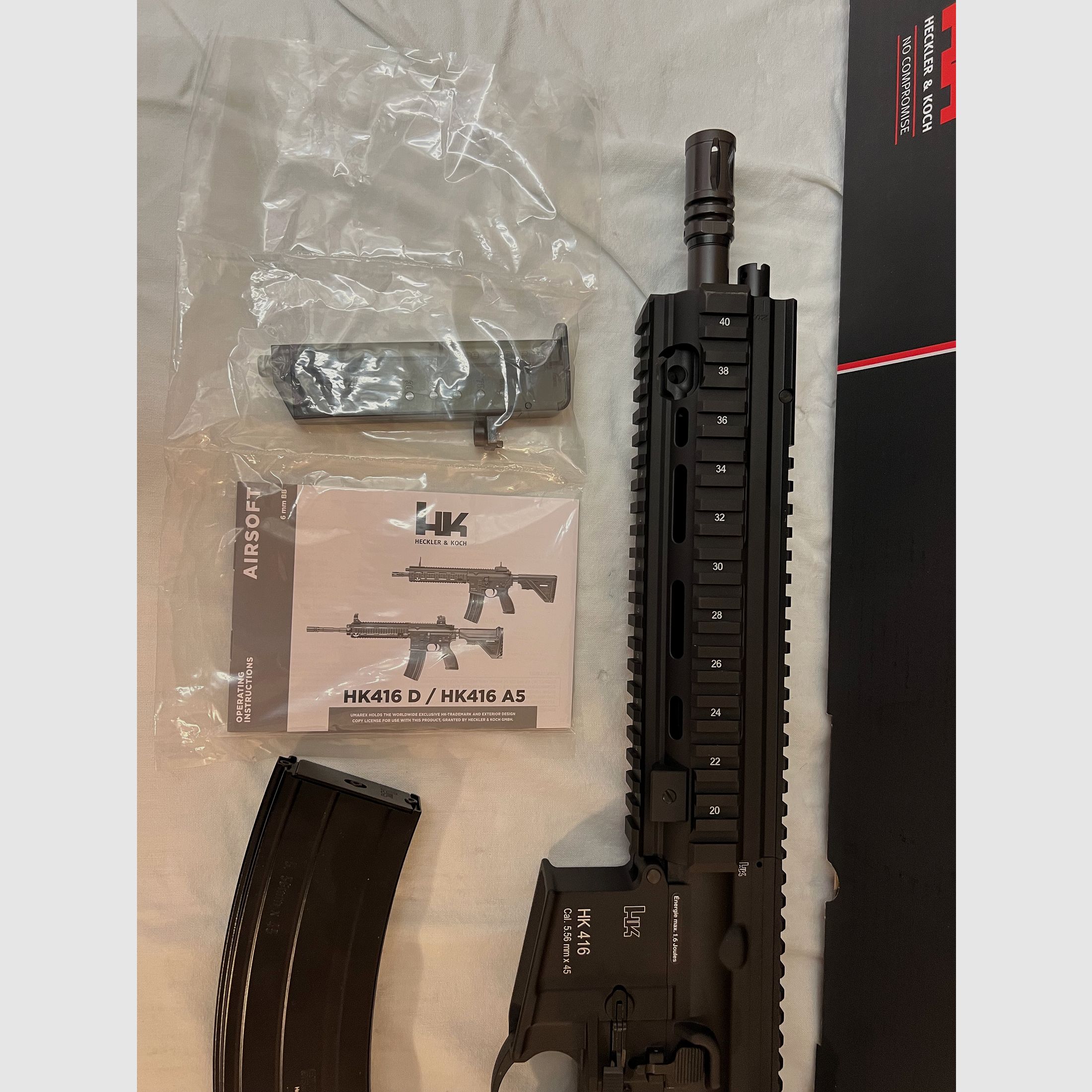 Umarex VFC Heckler & Koch HK416 A5 Airsoft Vollmetall Gas-Blow-Back 6mm BB nero - Generazione 3 nuovo NP 650€