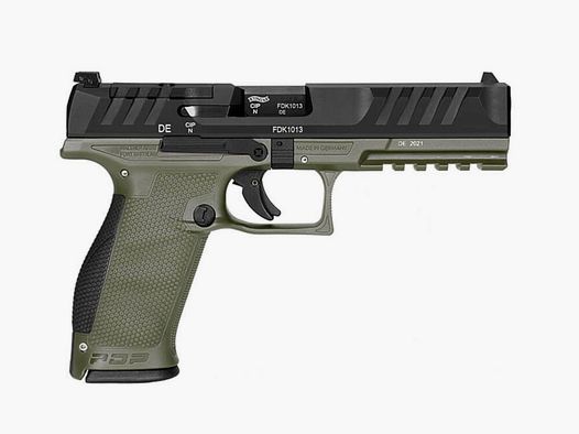 WALTHER PDP FS 4.5" 18R 9x19 OR OD Green Pistole 9mm Luger	 9mmLuger