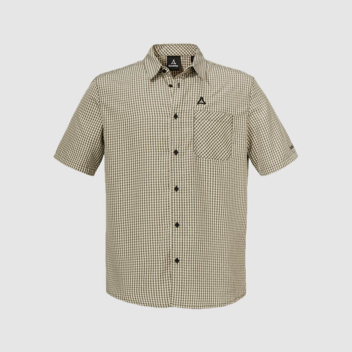 SCHÖFFEL CIRC Shirt Style Dalfoss MEN Beige-Black