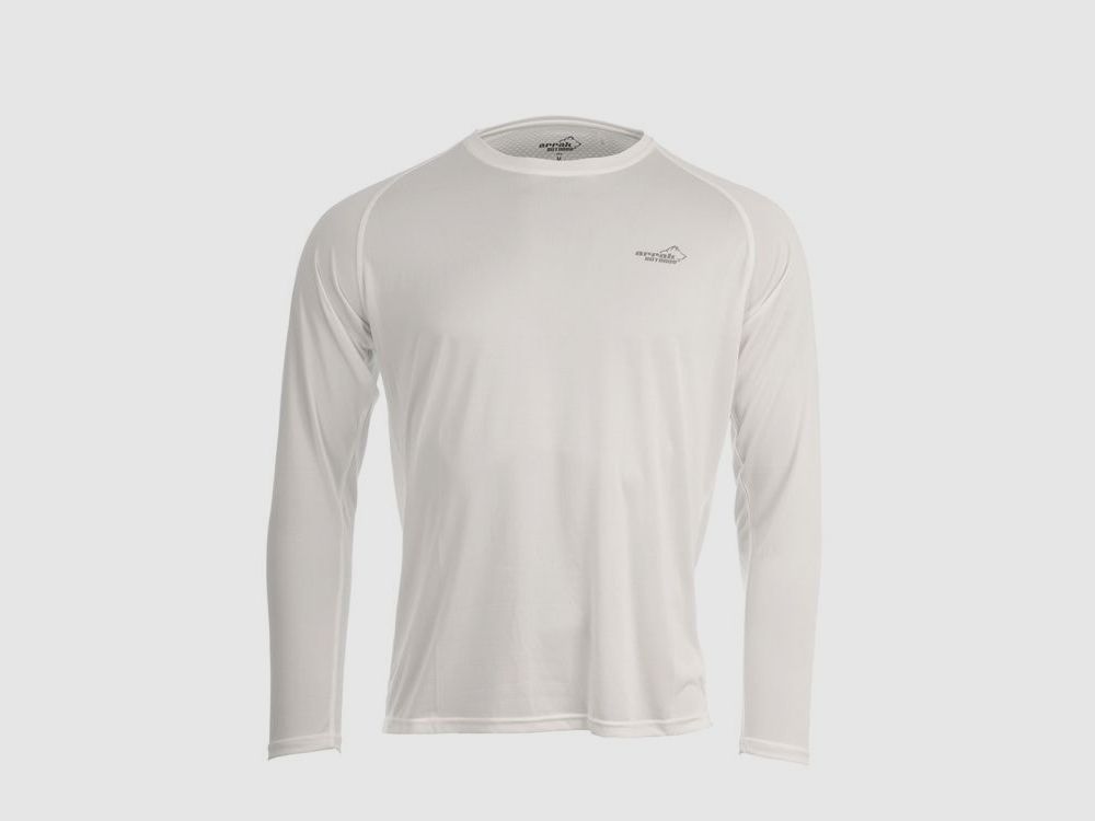 Arrak Outdoor Action Langarm Funktionsshirt Herren Weiß 4XL