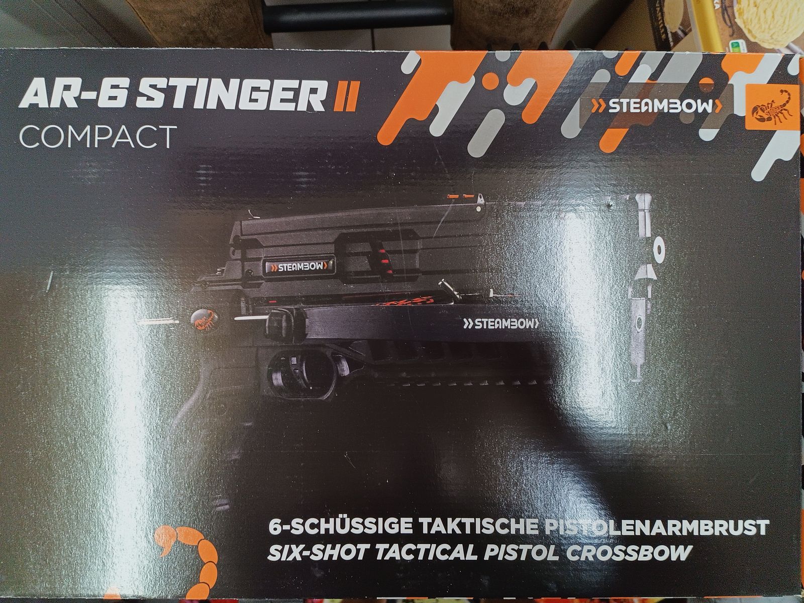 Steambow AR-6 Stinger II ‚ Ballesta Compacta   (  Envasado original  )