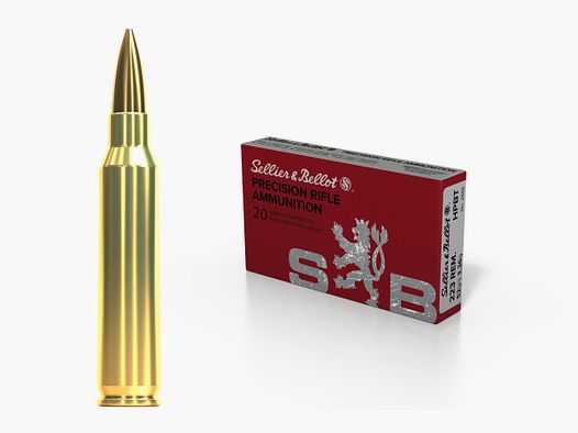 Büchsenpatronen Sellier & Bellot 223 Rem. Match-HPBT