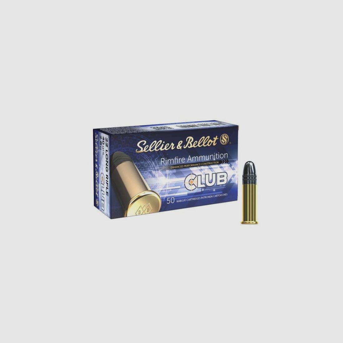 Sellier & Bellot Club .22lr per 50 pz.