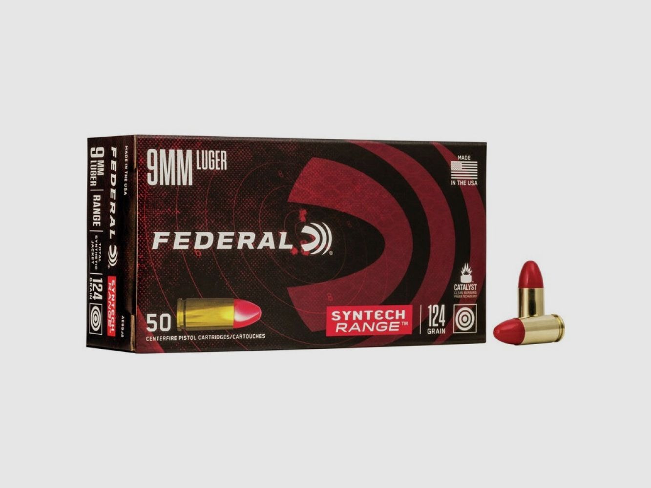 9mm Para Syntech 124 gr TSJ (Total Synthetic Jacket) VE50