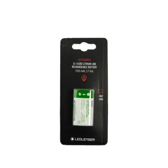 Batteria ricaricabile Ledlenser 3,7V 1550MAH per IH9R MH7 8, immagine 3 di 4