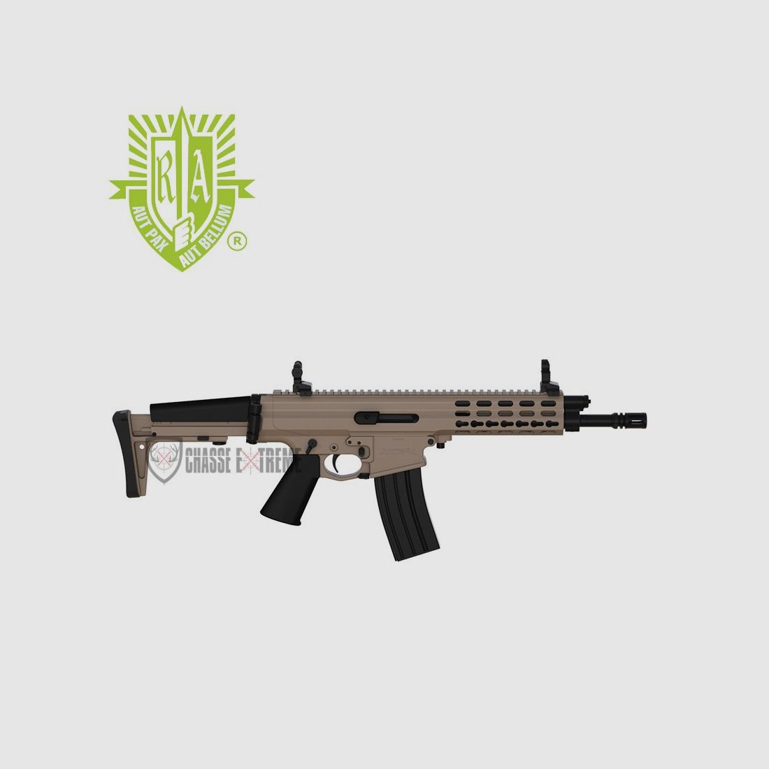 Büchse ROBINSON ARMAMENT Xcr-L Mini 10'' Kal. 223 Rem Sable