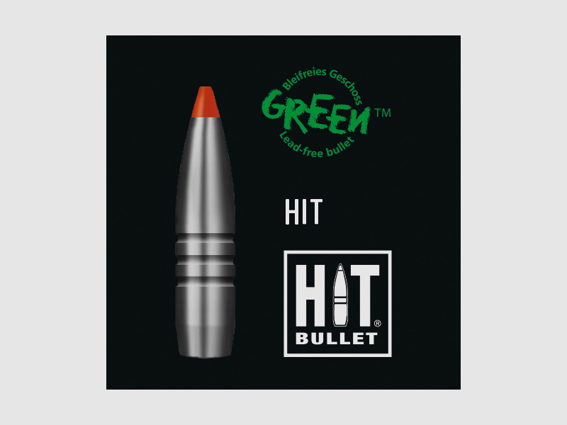 RWS 2319208 Büchsenpatronen 8x57 IS HIT 10,4g 160 gr Bleifrei