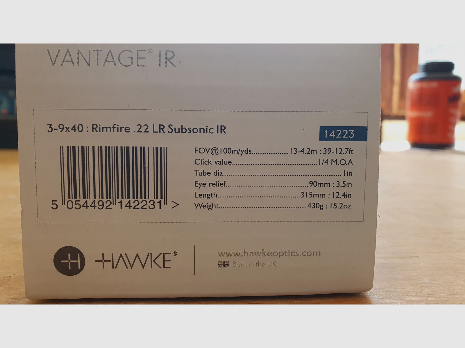 Hawke Vantage 3-9x40 Rimfire .22lr Subsonic IR (NR: 14223)
