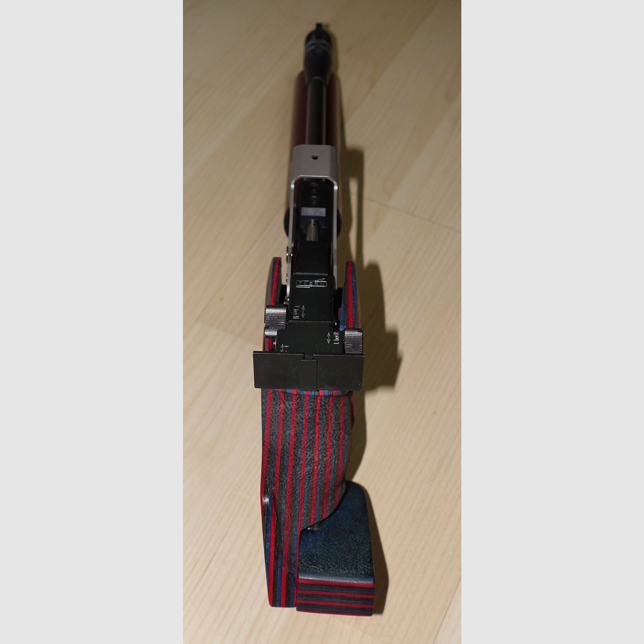 Tesro Pressluft Matchpistole PA10 / Top Zustand mit Zubehör