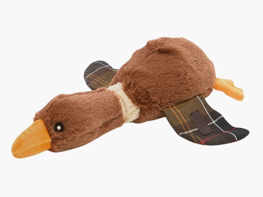 Barbour Hundespielzeug fliegende Ente Classic Tartan