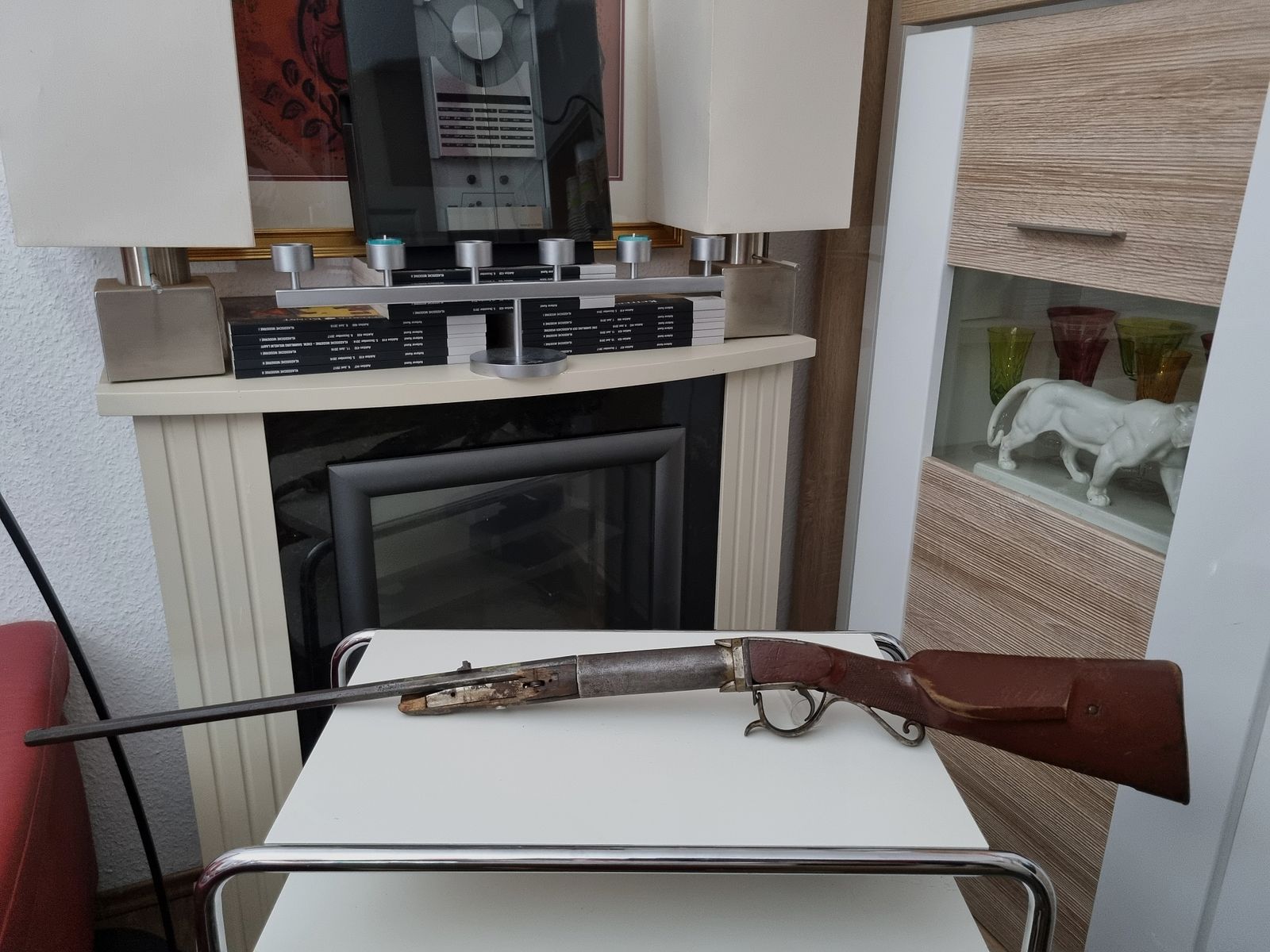 Antique air rifle presumably Oscar Wills