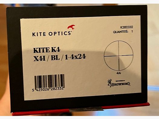 Kite K4 X4I/BL/ 1-4x24 Drückjagdzielfernrohr 