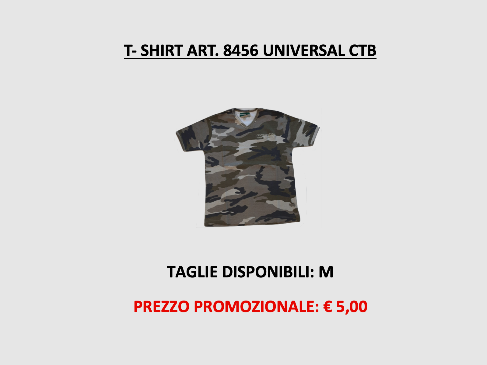 UNIVERSAL CTB – T-shirt ART.8456, image 1 sur 2