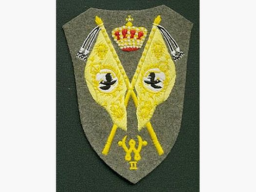 Kaiserliches Fahnenträger-Abzeichen Feldgrau Repro !!!