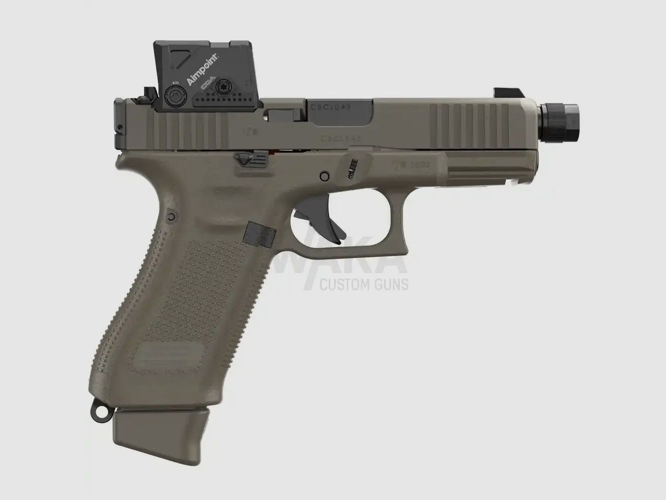 Glock pistol 45 MOS/FS/GL A-CUT™ Hunter Combo