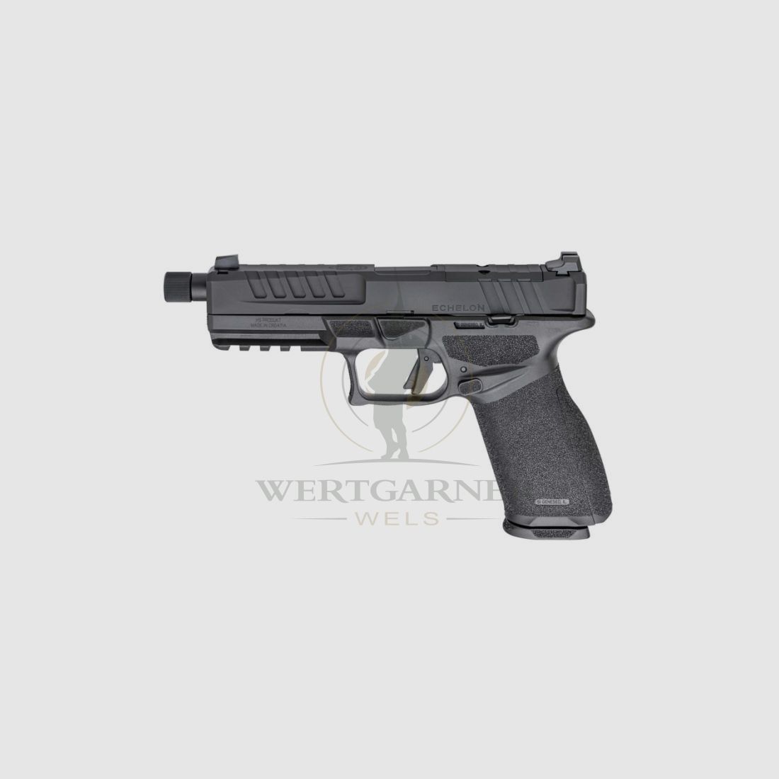 Springfield Echelon 4.5F, 9mm Luger, schwarz U-Notch