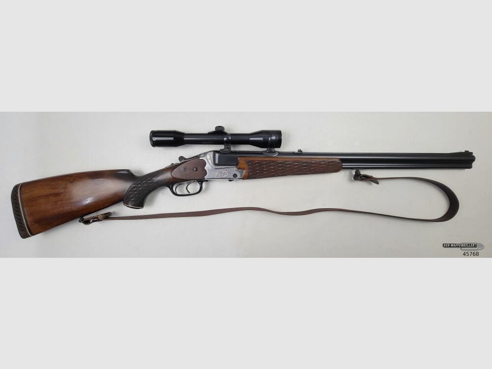 Heym double-barreled rifle