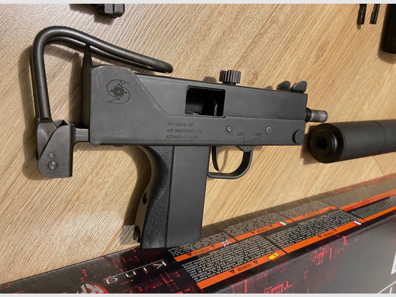 KSC/KWA M11 GBB MAC11a1 6mm BB GBB Zestaw stalowy