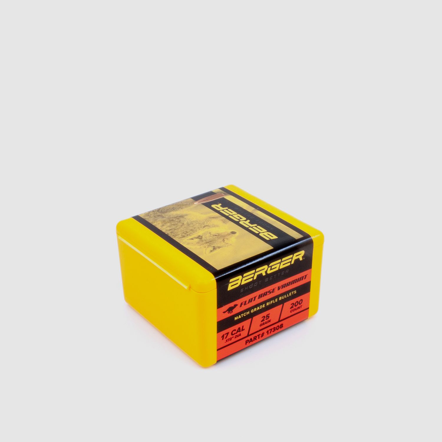 Proiettile Berger .17 FB Varmint 25GR 200 pezzi