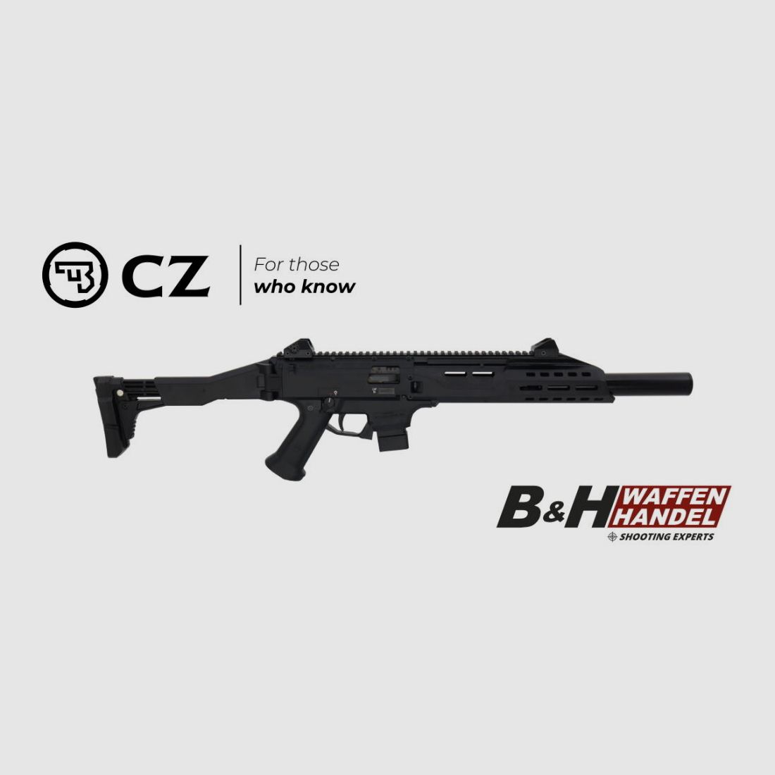 CZ Scorpion Evo 3 S1 Carbine Faux Suppressor inkl. 10 Schuss Magazin