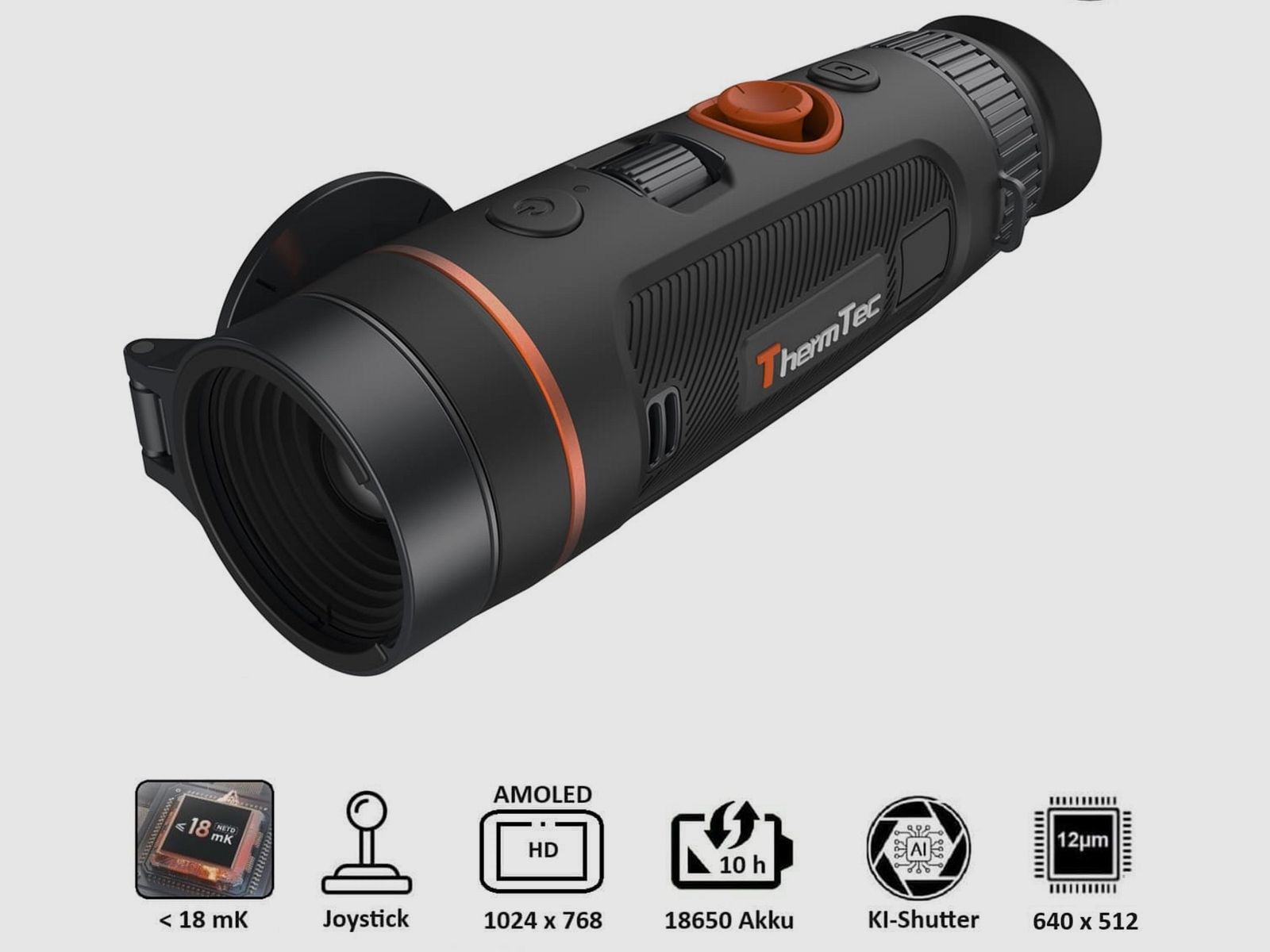 ThermTec WILD 635 35mm lens 18 mk 640x512 thermal imaging camera