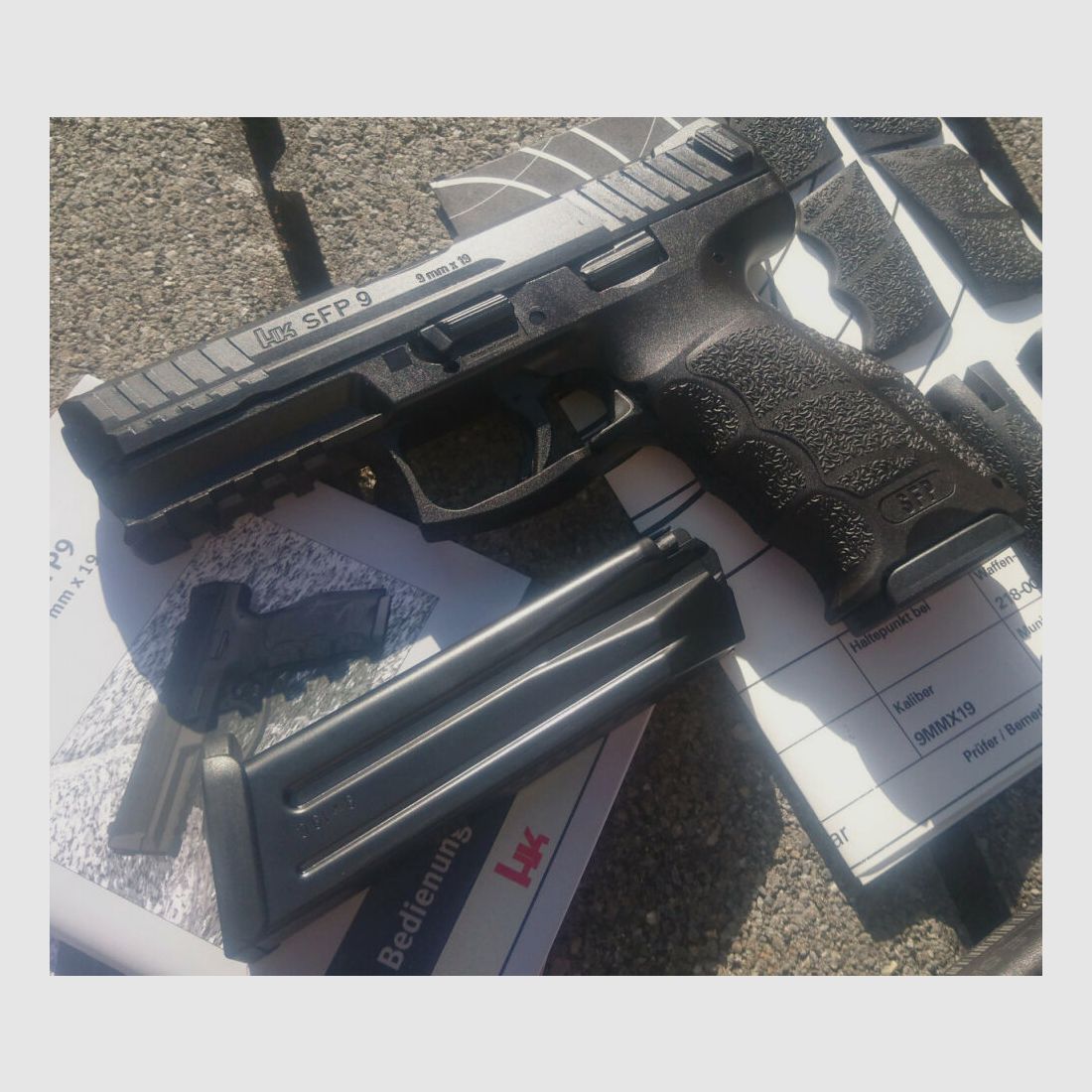 Heckler & Koch Pistole, Heckler & Koch SFP9-SF (Special Forces), 9x19; 9mm Para; 9mm Luger