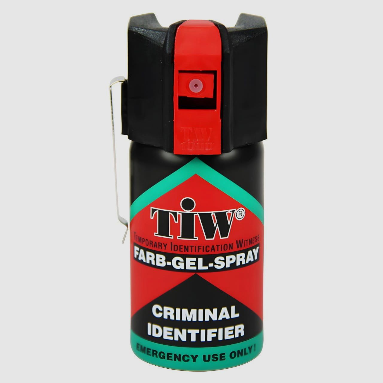 Identificatore criminale - Spray gel rosso 40 ml Jet Man