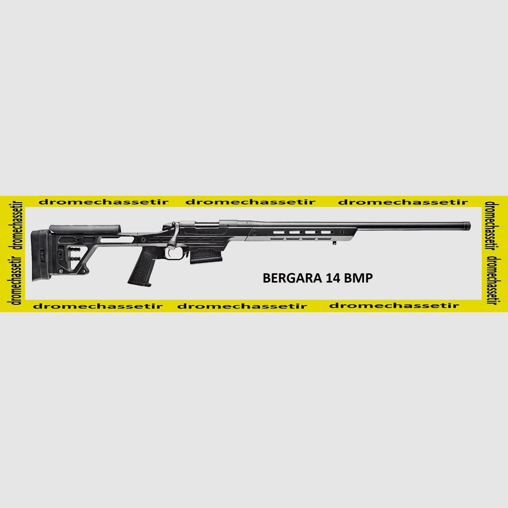 Karabina z zamkiem Bergara 14 BMP na aluminiowym chasis, lufa 51 cm z gwintem, kal. .308 Winchester