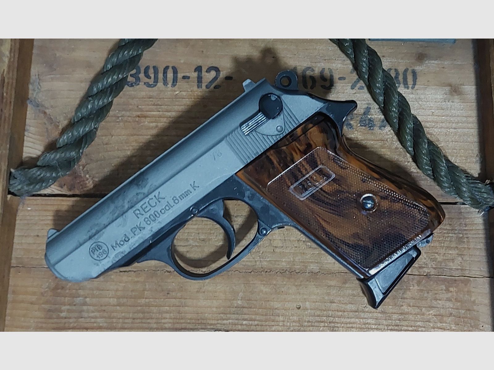 RECK PK 800 mit Sandgestrahltem Schlitten (PTB 196) PK800 RG8 RG9 keine P99 p88 Zoraki HW94 glock Walther 