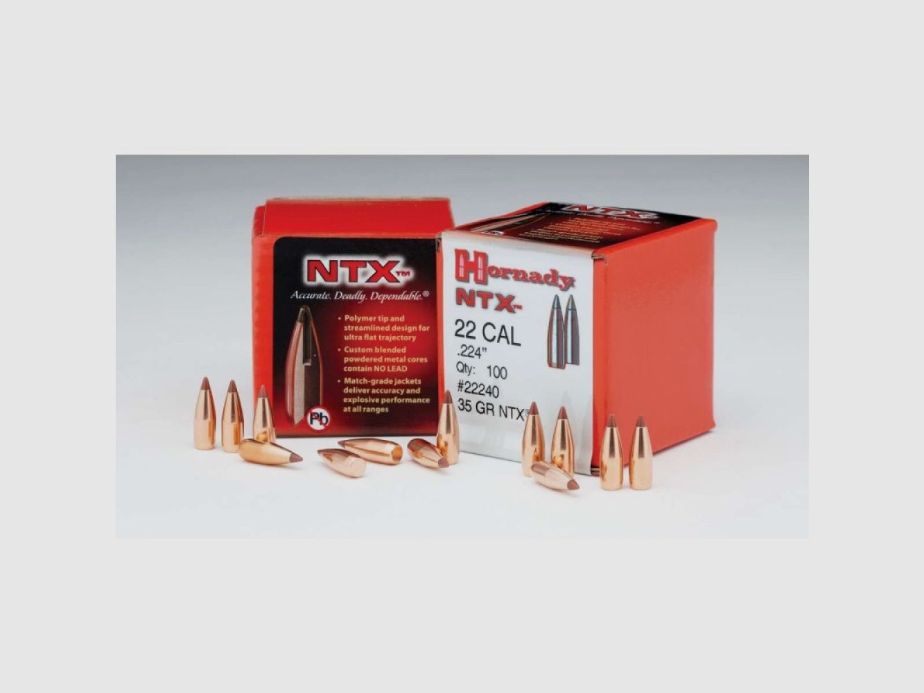 .224 Geschosse Hornady NTX 35 gr VE100