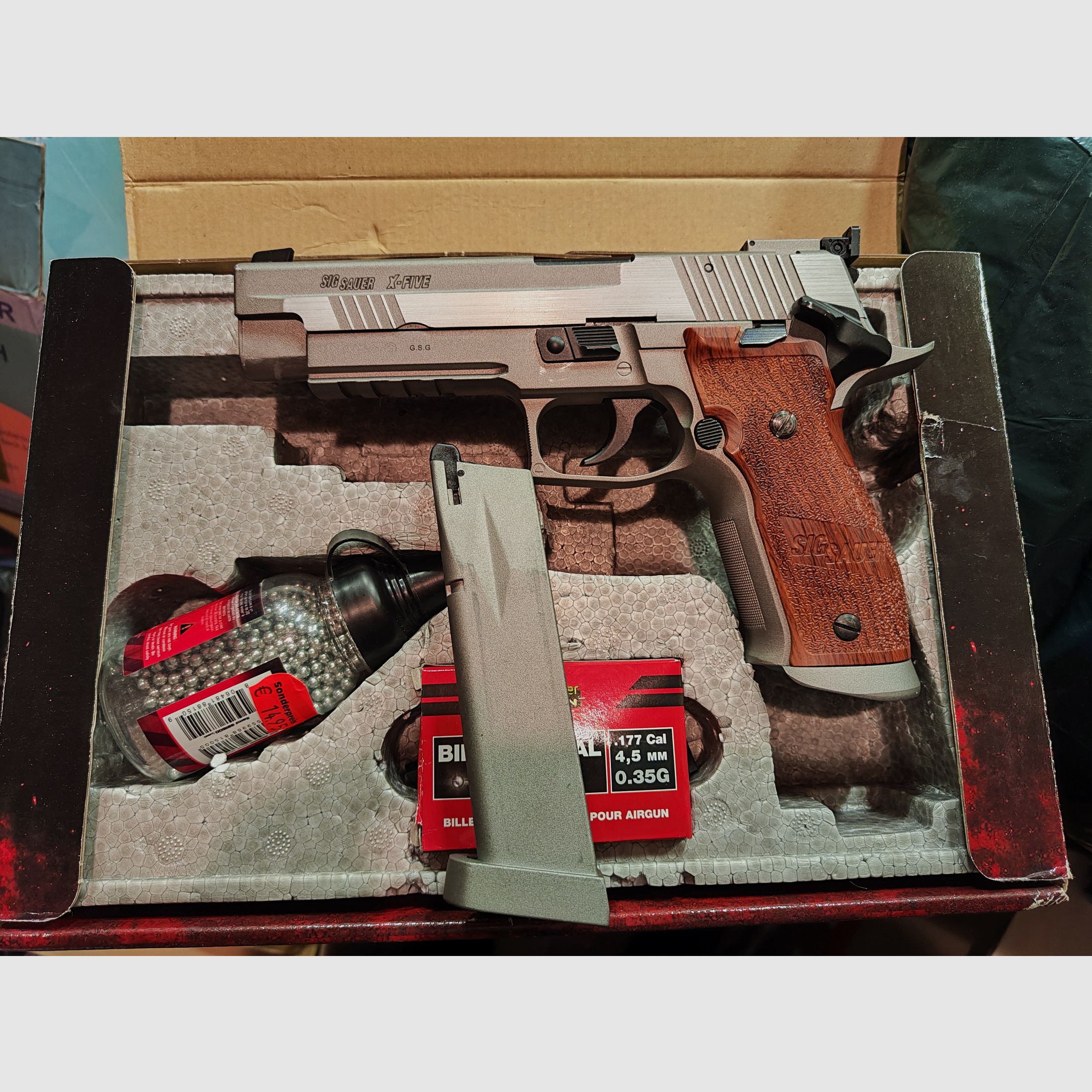 Sig Sauer P226S X-Five CO2 4,5mm BB Blowback selten