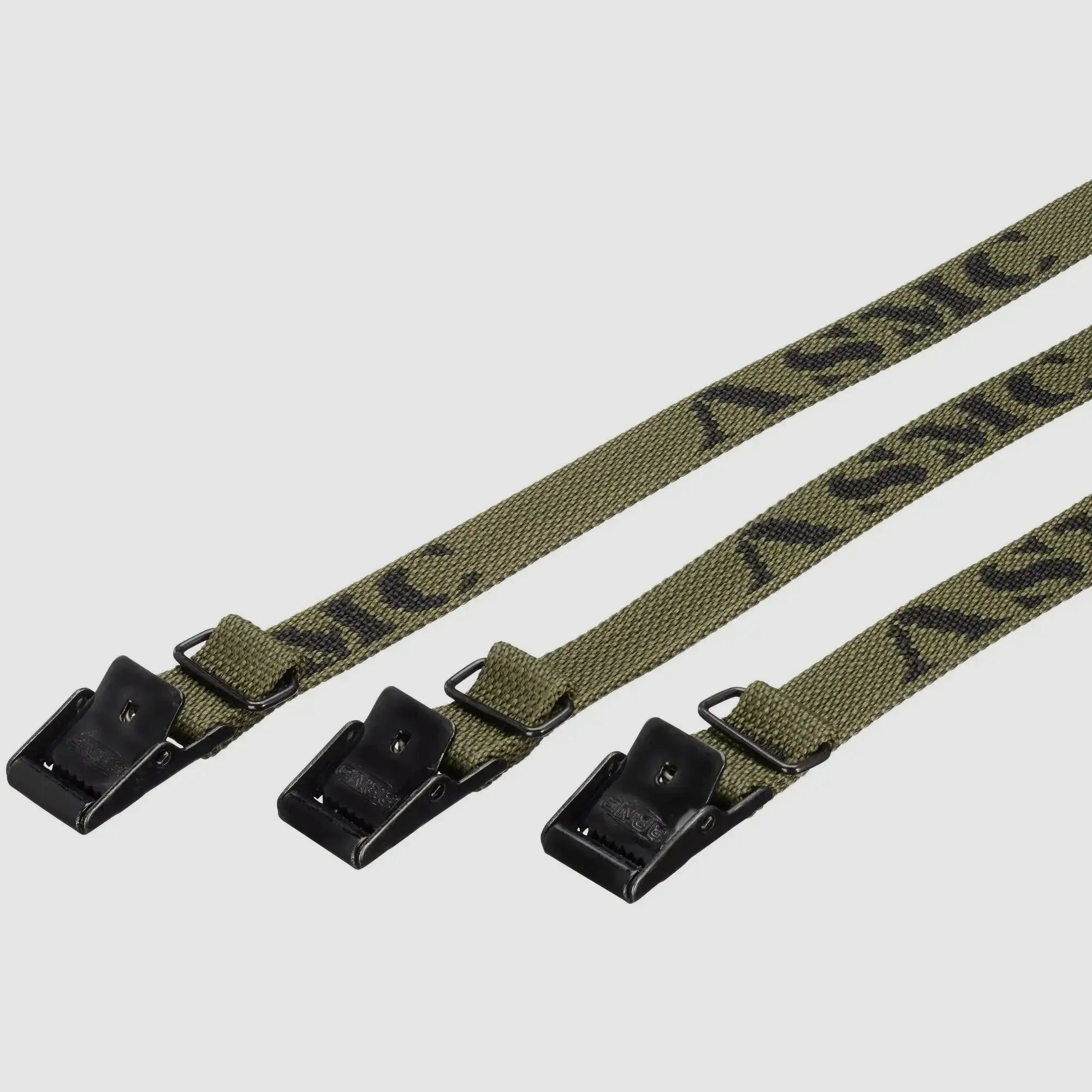 ASMC ASMC Arno Spanriemen 100 cm olijf 3-delige set