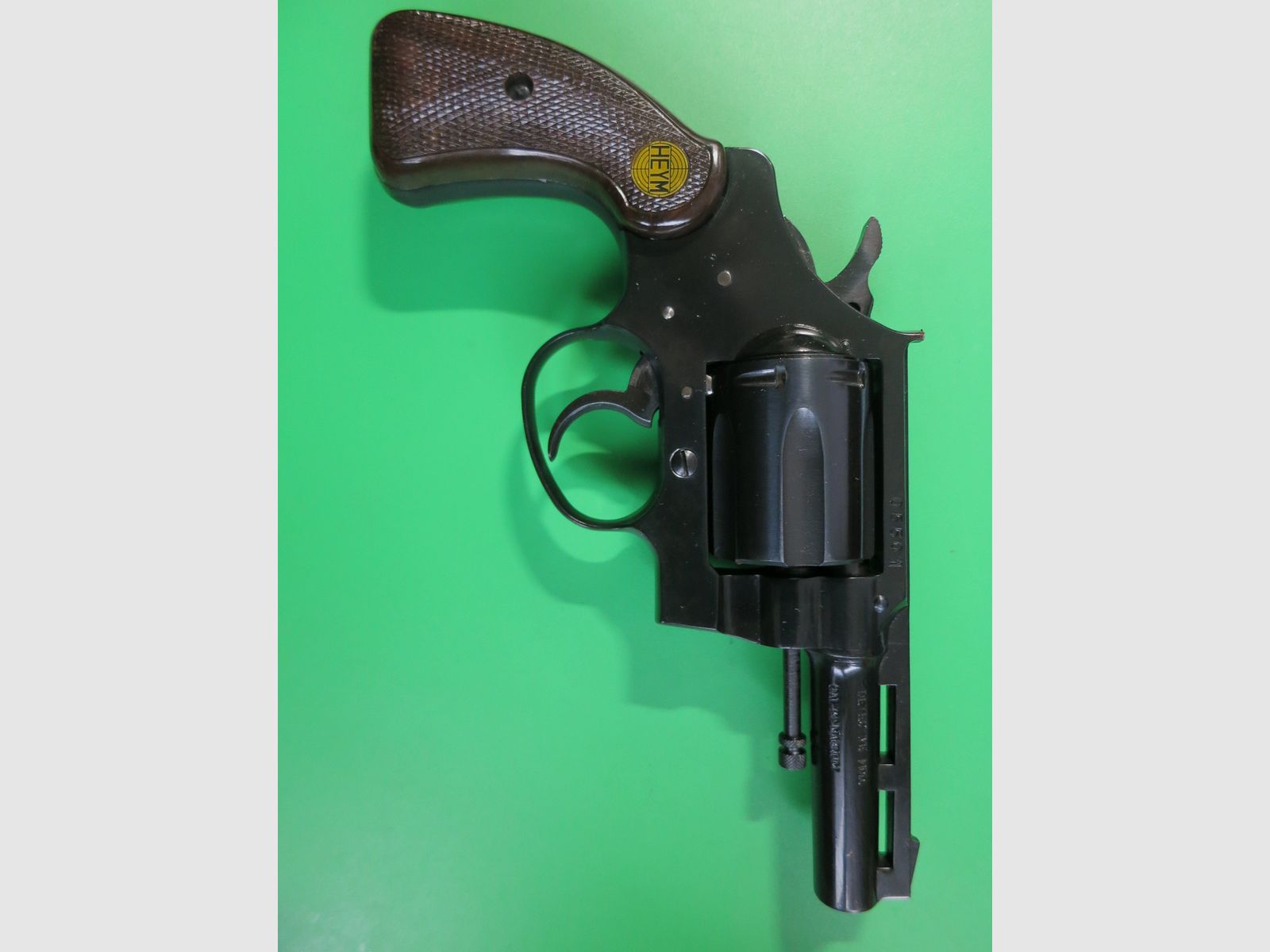 Revolver Heym Model Detective, caliber 22 Magnum, .22 WinMag, falling game revolver, like new #73