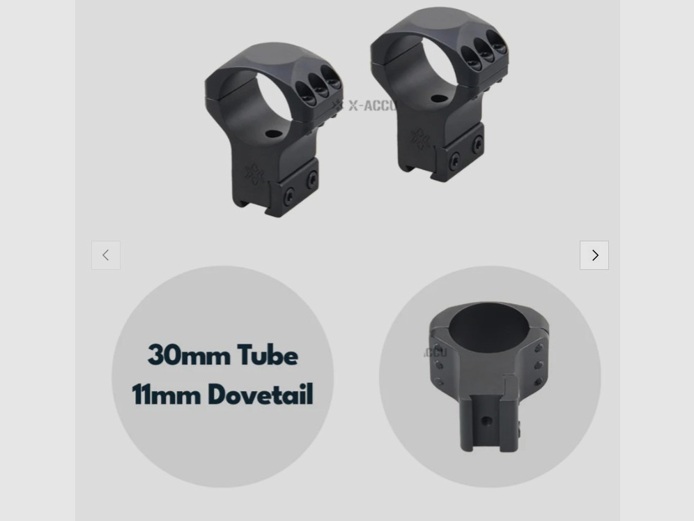 Vector Optics XASR-3006 X-Accu Montage für 30mm Tubus 11mm Dovetail, h= 38mm