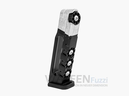 Caricatore CO2 Glock 17 calibro 4,5mm diabolo / acciaio BB