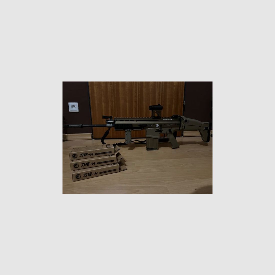 WE FN Herstal Scar H MK17 GBB mit 4 Magazinen