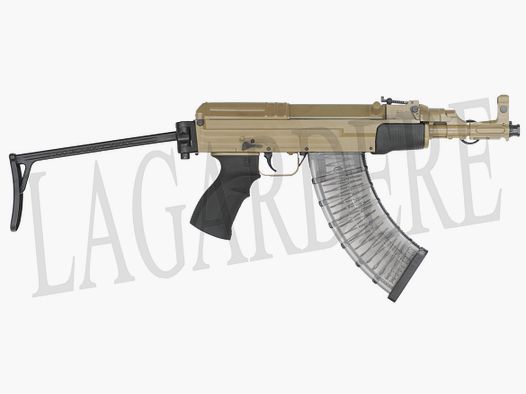 CZECH SMALL ARMS VZ 58 SPORTER KOMPAKT TAN MIT KLAPPERSCHAFT (SEMI-AUTOMATISCHES STURMGEWEHR)