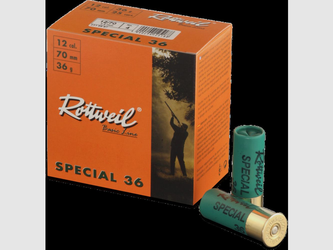 Rottweil 36g Special 4,0mm 25STK