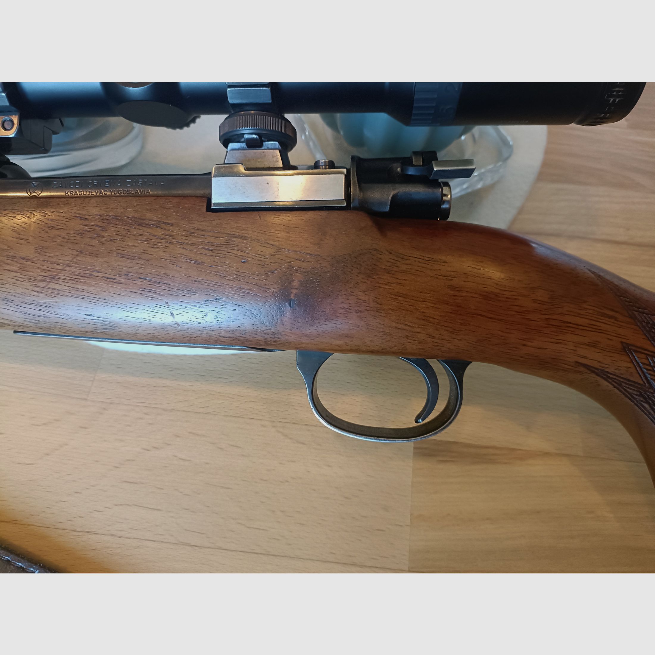 Zastava Mauser 98, Kaliber .308 , Zeiss + Munition 