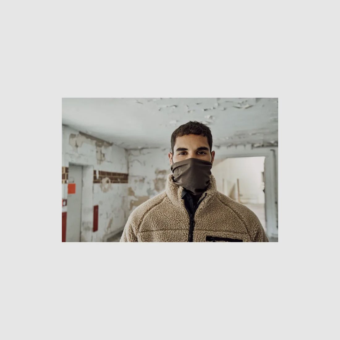 Multifunktionstuch (Schlauchschal) für Kopf, Gesicht, Hals - Einheitsgröße - Sandstorm